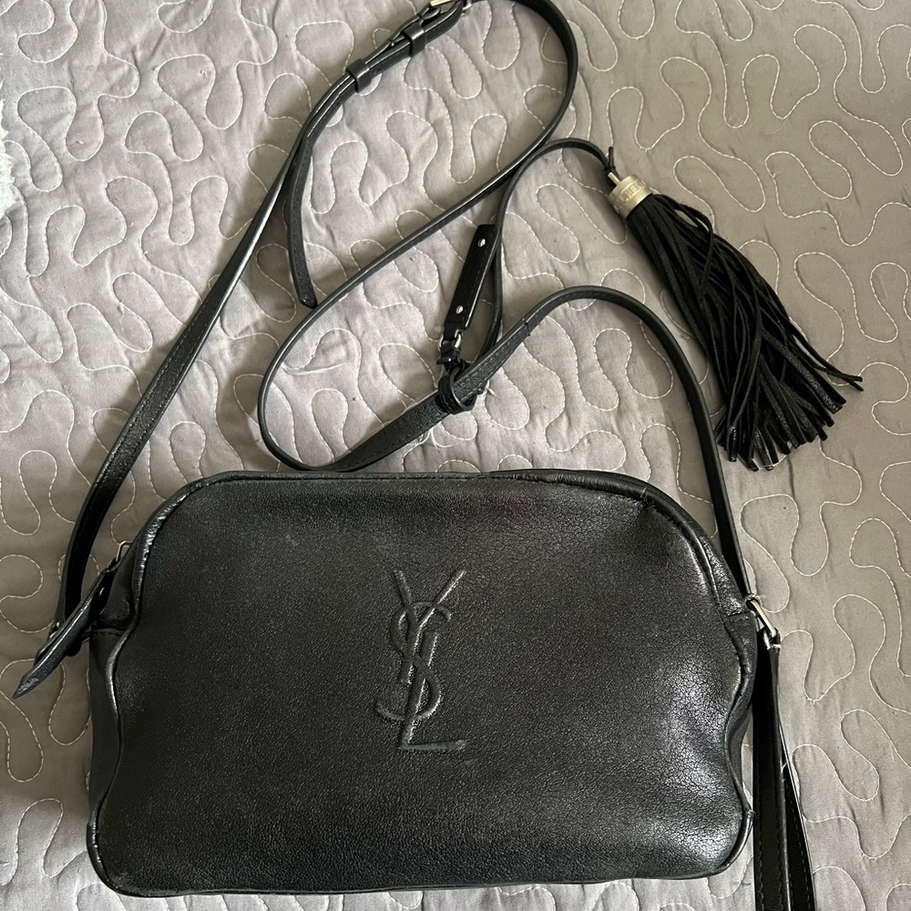YSL Black Crossbody Camera Bag: Used Condition